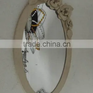 Vintage Cream Decorative Wall Small Mirror thumbnail-1