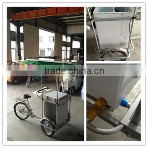Manufacture Design Solar Ice Cream Freezer Cart Portable Rechargeable Battery Solar Ice Cream Bike 12v Fridge Freezer Quality Choice thumbnail-1