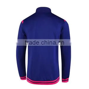 2016 Newest Cheap Hot Sell Navy Blue Winter Track Jacket thumbnail-2