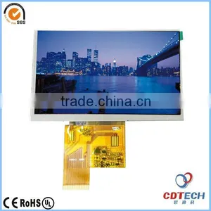 High Luminance Landscape Color LCD Display Panel With Resistive Touch thumbnail-1
