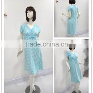 Pure and Fresh and Sweet Bowknot Nightgown Women thumbnail-1