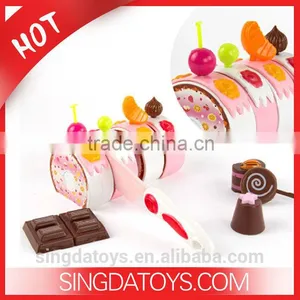Hot Sale Kids Play House Toy Birthday Cake Model thumbnail-1