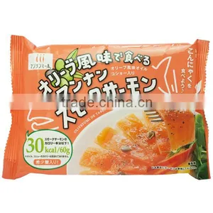 Japanese Very Healthy Konjac Mannan Meal Olive Oil Flavored Smoked Salmon 60g thumbnail-2