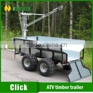 2016 Hot Sales Atv Box Trailer With Crane and Winch thumbnail-3