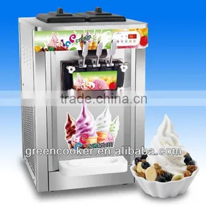 Table Top Stainless Ice Cream Machine 3 Flavors 22~25 L/H thumbnail-1