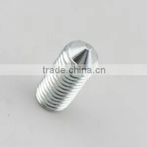 Blue White Zinc Hexagon Socket Set Screws With Cone Point DIN914 thumbnail-2
