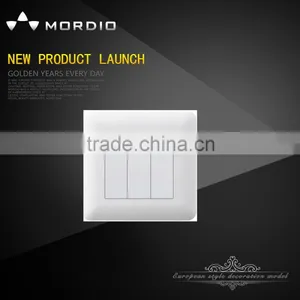 2016 Hot Design PC White 3 Gang 1 Way 2 Way Wall Switch thumbnail-1