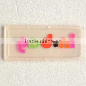 Soft PVC Rubber Custom T-shirt Rubber Labels Rubber Tags Forbags thumbnail-3