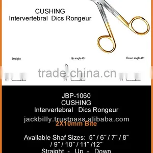 Cushing Intervertebral Disc Rongeur, Ivd Rongeurs, Orthopaedic Instruments, Surgical Instruments thumbnail-1
