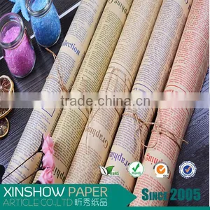 2016 Best Selling Flower Wrapping Paper Printed Kraft Paper thumbnail-1