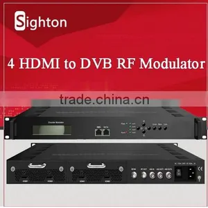 HDMI Encoder Modulator CATV Modulator RF MPEG4/AVC H.264 to Ethernet DVB-C/DVB-T 4HDMI/SDI thumbnail-1