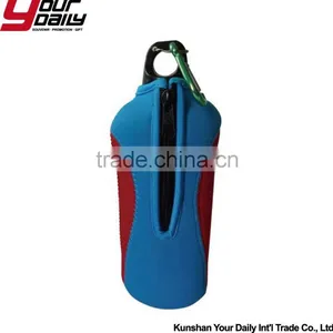 Neoprene Zip Stubby Bottle Holder/Single Beer Bottle Cooler Stubby Holder thumbnail-1