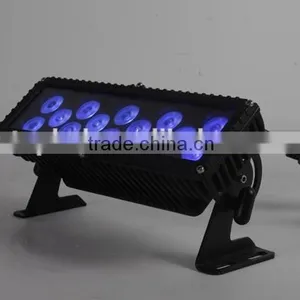 CE&RoHs Certificate Excellent Color Mixing IP66 Outdoor 14* Tri-3W RGB Wall Washer LED Light thumbnail-5