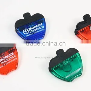 Custom Logo Apple Shape Plastic Paper Magnet Clip for Wholesale thumbnail-1