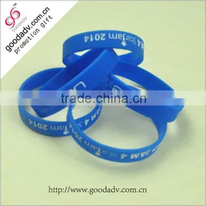 Waterproof Tag Custom Mixture Thin Silicone Bracelets With Logo thumbnail-4