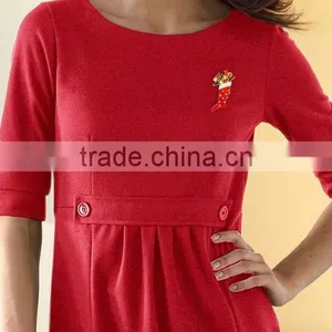 Pair Of Santa's Red Boots X'mas Brooch thumbnail-5