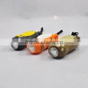 Cartoon Hand Crank Dynamo Flashlight thumbnail-3