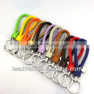 European Style Personalized Metal Keychain Souvenir,High Quality PU Leather Keyring thumbnail-3