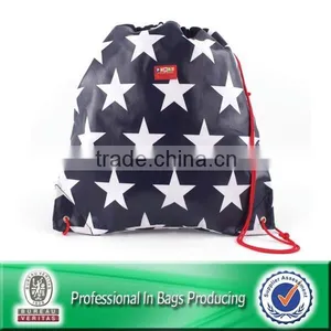 Cheap Custom Printing PE Drawstring Bag thumbnail-1