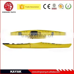 DINGWANG New Rotational Plastic Ocaen Kayak With Pedals Inside thumbnail-1