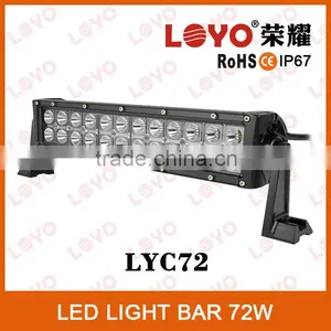 12 Volt Led Light Bar Truck Led Light Bar for Offroad 72W LED FLOOD LIGHT BAR thumbnail-1