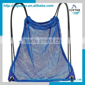 Fabric Material New Style Outdoor Beach Use Sporty Lightweight Nylon Mesh Drawstring Gift Bag Quality Choice thumbnail-1