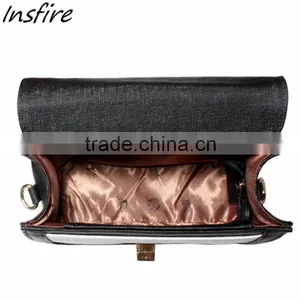 Guangzhou OEM Clutch Bag Wit Rivet Fashion Style Lady Gold Chain Long Handle Shoulder Bag thumbnail-3