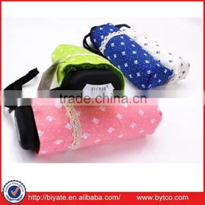 Portable Tote Mini Design Women's Five Fold Umbrella thumbnail-1