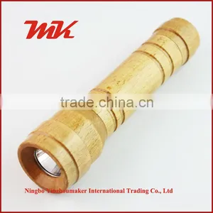 1W 2AA New Design Wooden Wood Flashlight thumbnail-1