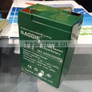 Universal Sealed 6V4Ah Rechargeable Lead Acid Battery thumbnail-1