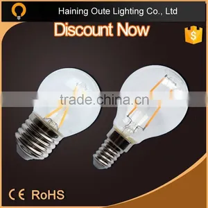 Clear Glass Material E27 Leb G45 Bulb Filament Bulb thumbnail-1
