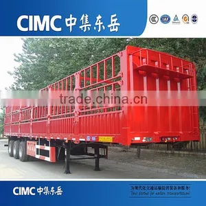 Algeria Import From Chian CIMC Stake Fence Semi Truck Trailer thumbnail-6