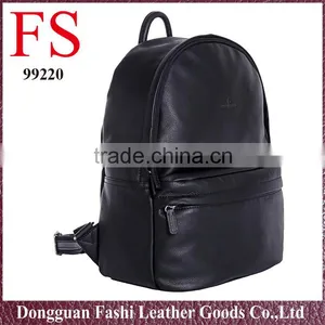 Wholesale Western Style Men's School Leather Outdoor Backpack thumbnail-4