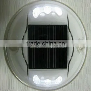 3pcs/side LED PC Solar Road Stud;RED/YELLOW/BLUE/WHITE /GREEN Color Optional thumbnail-1