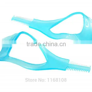 1 Pcs Makeup 3 in 1 Mascara Eyelash Curler Lash Comb Guide Cosmetic Make Up Eye Lash Tools Useful Hotting thumbnail-2