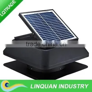 12W 12inch Solar Powered Exhaust Fan,solar Panel Adjustable thumbnail-1