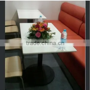 Newest Fashion Acrylic Solid Surface Coffee Table,artificial Stone Restaurant Dinning Table and Charis thumbnail-3