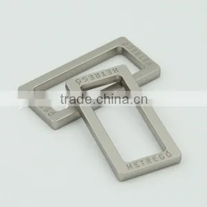 High Quality Wholesale Silver Metal Frame Tags Label Holer With Engraved Logo thumbnail-2
