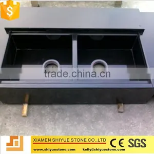 Polished Absolute Black Granite Countertop thumbnail-1