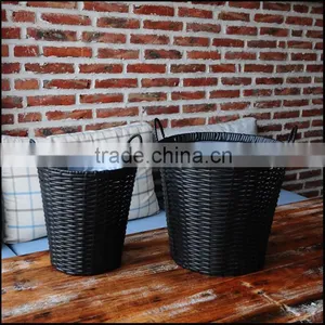 Round Shape Rattan Baskets Wholesale thumbnail-1