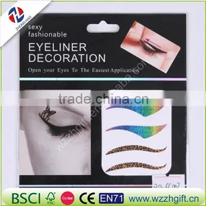 Temporary Tattoo Eye Shadow Eye Liner Sticker for Body Smoky Eyes Eyebrow Makeup Sticker Body Art thumbnail-3