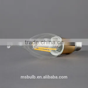 Cheap Led Bulb E14/27 Lamp 220-240V Filament Candle Light With Gold/silver/white/blue Plastic thumbnail-4