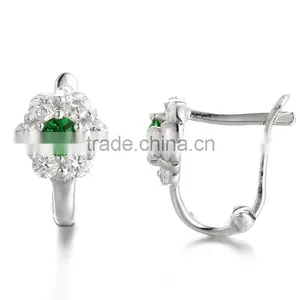 Green Stone Jewelry Earrings for Women Daily Wear thumbnail-2