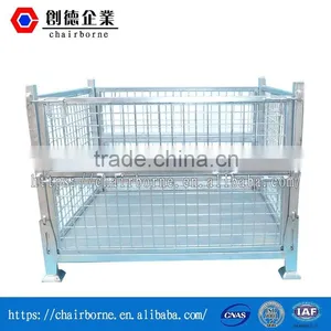 Collapsible Galvanized Stacking Metal Bins Stillage for Storage thumbnail-2
