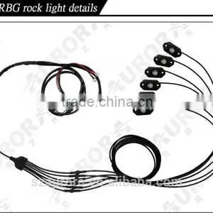 AURORA Waterproof Wireless Remote-controlled RGB Rock Light thumbnail-2