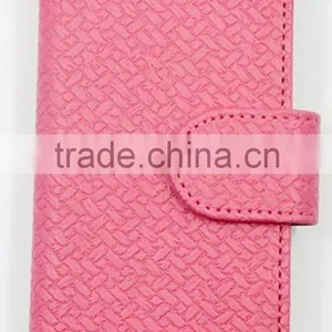Mat Grain PU Leather Phone Case for Iphone 6 With Card Slots , Strap Holder and the Magnet Cover thumbnail-1