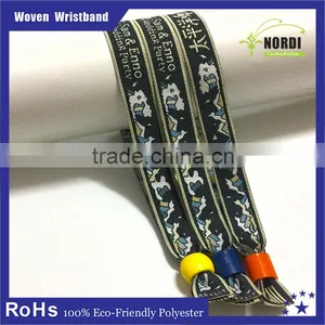 Cheap Customized 100% Polyester Wristband for Theme Festival Event &rfid Wristband thumbnail-1