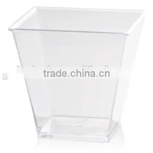 CH40-7271 Food Service Disposable Transparent Plastic Cup Box Dessert Container thumbnail-1