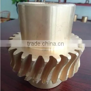 Good Smooth Hobbing Brass Gear Worm With Competitive Price thumbnail-1