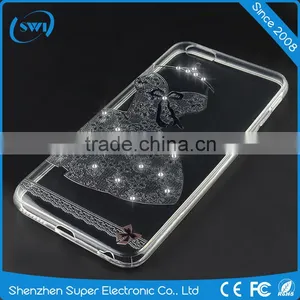 Low Price China Mobile Phone Electroplating Diomand TPU Back Cover Case for IPhone 6/6s Plus/7 thumbnail-4